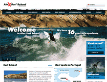 Tablet Screenshot of alexsurfschool.com